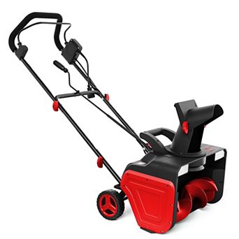 Cordless Snow Blower 20 Inch with LED Lights and 180° Rotating Chute for Driveway Patio Sidewalk