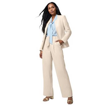 Jessica London Women's Plus Size Linen Lady Jacket