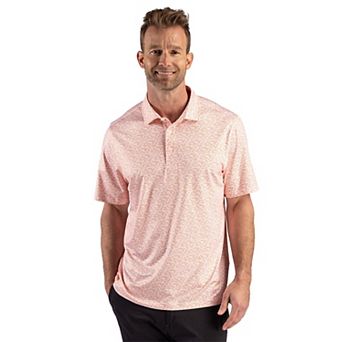 Cutter & Buck Pike Recycled Fern Print Mens Polo