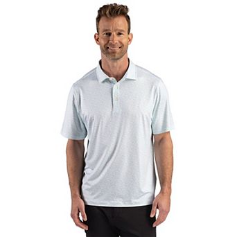 Cutter & Buck Pike Recycled Fern Print Mens Polo