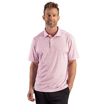 Cutter & Buck Pike Recycled Fern Print Mens Polo
