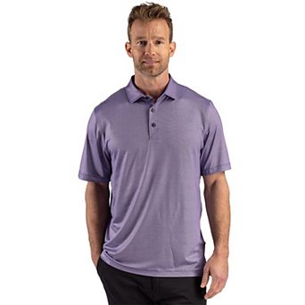 Cutter & Buck Pike Recycled Lattice Print Mens Polo