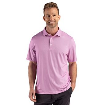 Cutter & Buck Pike Recycled Lattice Print Mens Polo