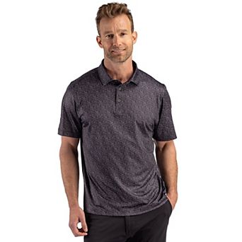 Cutter & Buck Pike Recycled Fern Print Mens Big & Tall Polo