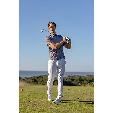 Cutter & Buck Pike Recycled Lattice Print Mens B&T Polo