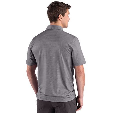 Cutter & Buck Pike Recycled Lattice Print Mens B&T Polo