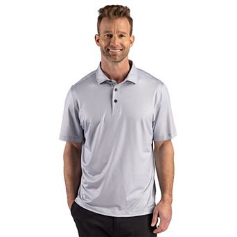 Cutter & Buck Pike Recycled Lattice Print Mens B&T Polo