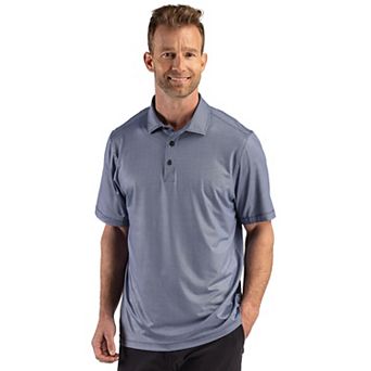 Cutter & Buck Pike Recycled Lattice Print Mens B&T Polo