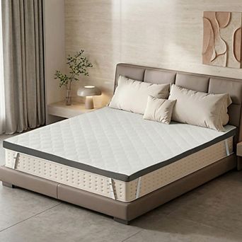 Maxspeed 3 Inch Firm Mattress Topper, High Density Memory Foam Topper, Removable Cover