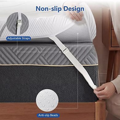 Maxspeed 3 Inch Memory Foam Mattress Topper High Density Mattress Pad with Soft Removable Cover