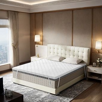 Maxspeed Extra Firm Mattress Topper 3 Inch Memory Foam Bed Topper, Removable & Washable & Non-Slip