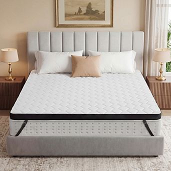 Opoiar 3" Cooling Gel Memory Foam Mattress Topper, Medium Firm Pressure Relief for Back Pain