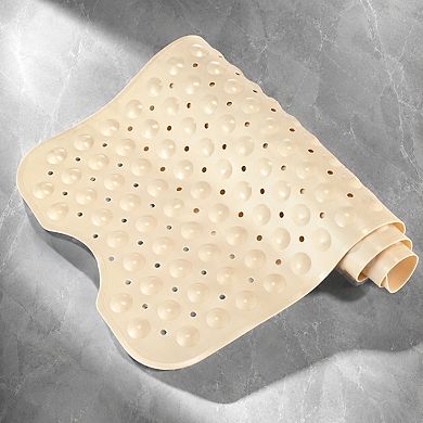 Smarkslabs Extra Large Non Slip Vinyl Bath Mat Suction Cups Washable