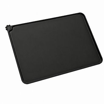 Silicone Waterproof Pet Feeding Mat Anti Slip Raised Border Easy Clean Dog Bowl Pad