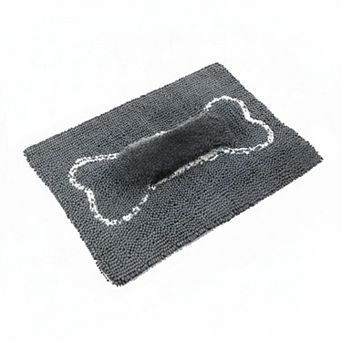 Absorbent Microfiber Chenille Dog Mat Non-slip Fast Drying Multi-purpose Machine Washable