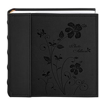 Faux Leather Photo Album 200 4x6 Photos Memo Writing Space Wedding Family Gift