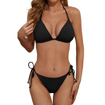 Two Piece Triangle Bikini Set