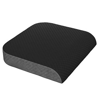 Extra Large Memory Foam Seat Cushion Plush Cover Carry Handle Nonskid Bottom