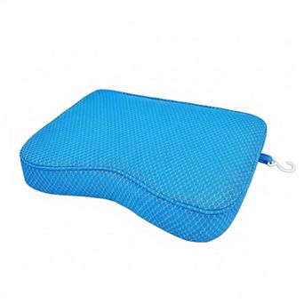 Shower Seat Cushion 4D Mesh Anti-Slip Silicone Bottom Thick Comfortable Easy Clean Bath Chair Pad