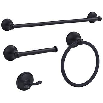 Antique Bathroom Hardware Set Brushed 24 Inch Towel Bar
