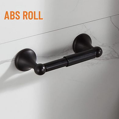 Bathroom Accessory Set Brushed Nickel Adjustable Towel Bar 4 Piece Wall Mounted