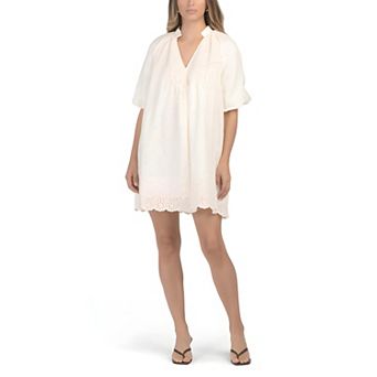 Sleeveless Linen Mini Dress