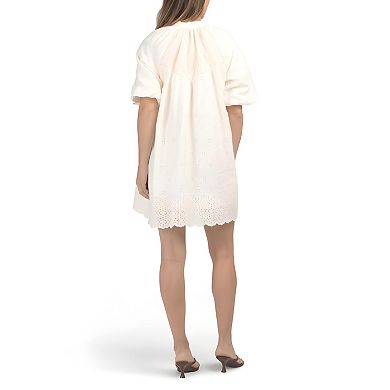 Sleeveless Linen Mini Dress