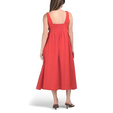 Summer Linen Maxi Dress