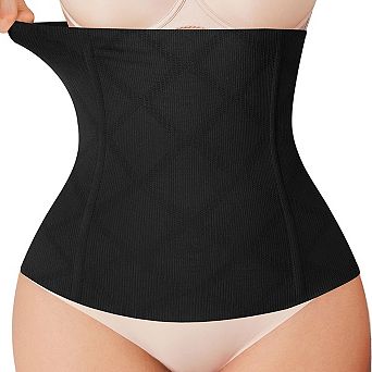 Nebility Women's High-Waist Trainer Seamless Tummy Control Cincher 4-Bone Body Shaper Slimming Belt