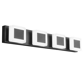 ZLAIQB 30.7" 4-Light Modern Acrylic LED Bathroom Wall Sconce