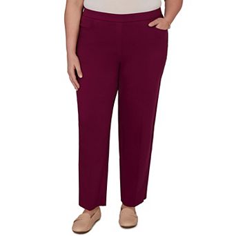 Plus Size Alfred Dunner Stretch Short Length Pants