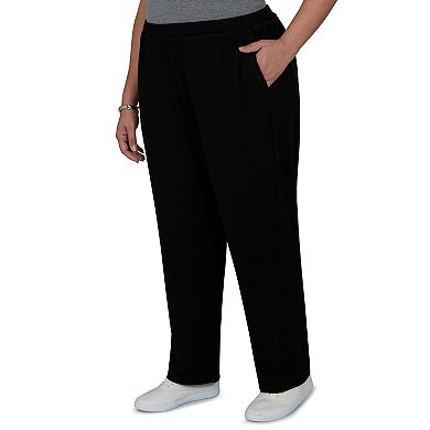 Plus Size Alfred Dunner Brushed Heather Pull-On Pants
