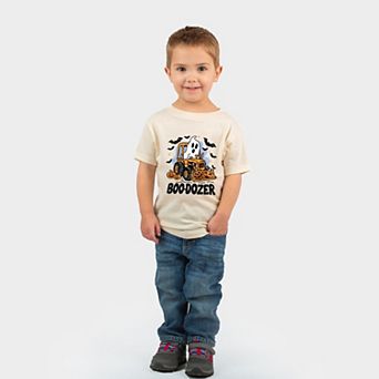 Boodozer Pumpkins - Toddler Short Sleeve Graphic T-Shirt