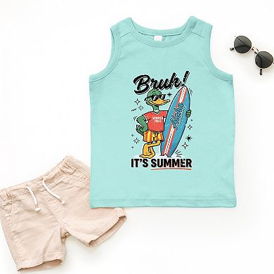 Bruh! It's Summer Duck - Toddler Graphic Tank