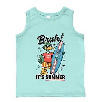 Bruh! It's Summer Duck - Toddler Graphic Tank