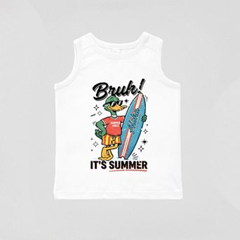 Bruh! It's Summer Duck - Toddler Graphic Tank