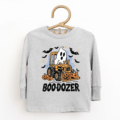 Boodozer Pumpkins - Toddler Long Sleeve Graphic Tee