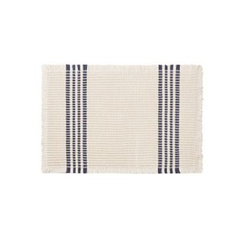 Madison Park Millstreet Stripe Waffle Bath Rug