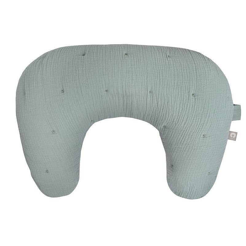 Boppy Ergonomic Breastfeeding Pillow, Muslin  Green