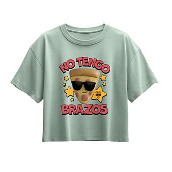 Girls 7-16 Disney / Pixar's Toy Story 5 Pizza with Sunglasses "No Tengo Brazos" Boxy Tee
