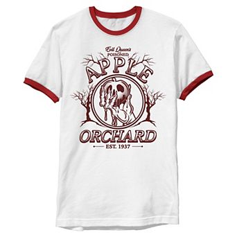 Men's Disney's Evil Queen's Poisoned Apple Orchard Halloween Graphic Tee