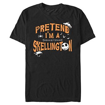 Men's Disney's Pretend I'm A Skellington Halloween Graphic Tee