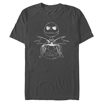 Men's Disney's Jack Skellington Pumpkin King Halloween Graphic Tee
