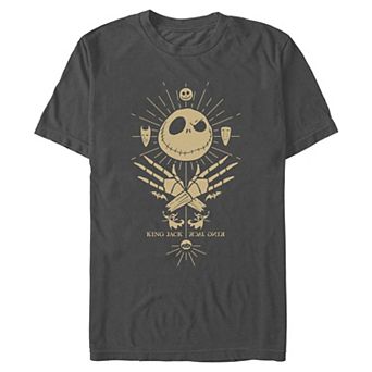 Men's Disney's King Jack Skellington Halloween Graphic Tee