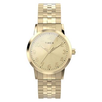 Timex® Women's Stainless Steel Expansion Band Watch