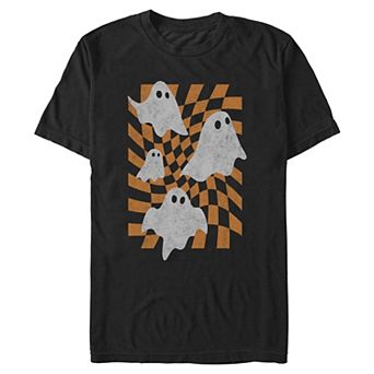 Men's Spooky Ghosts Halloween Graphic Tee