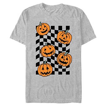 Men's Spooky Looking Jack-O-Lanterns Halloween Graphic Tee