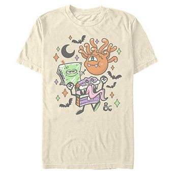 Men's Dungeons & Dragons Cute Halloween Graphic Tee