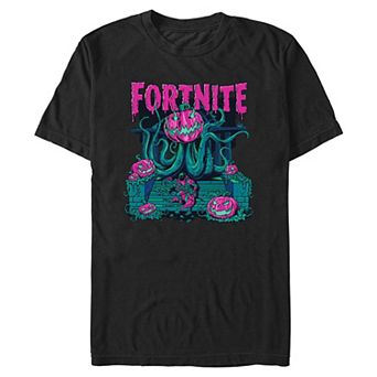 Men's Fortnite Scary Porch Halloween Graphic Tee