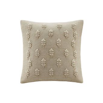 Harbor House Ave Botanical Embroidered Cotton Pillow Cover